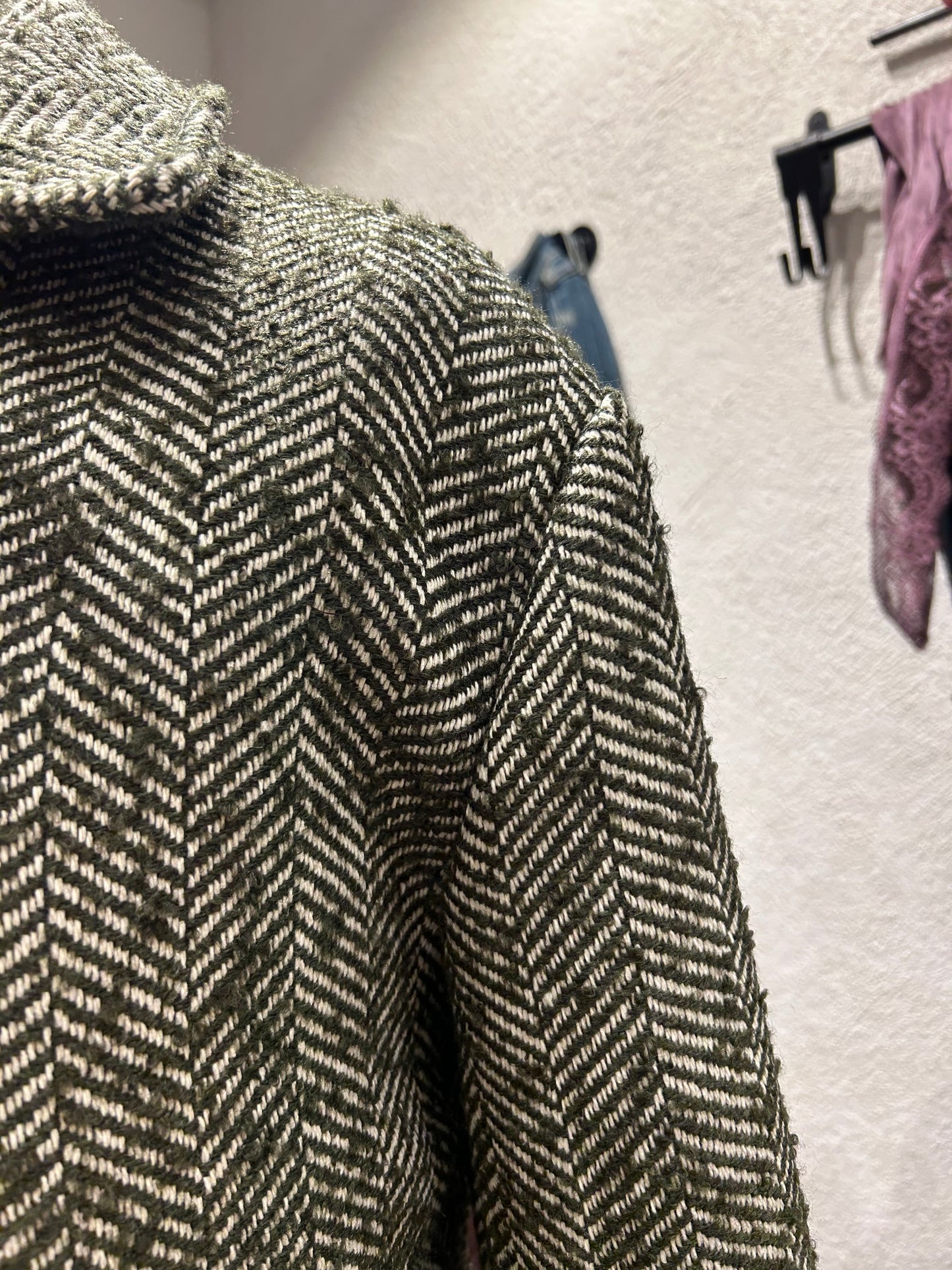 Cappotto vestaglia spigato