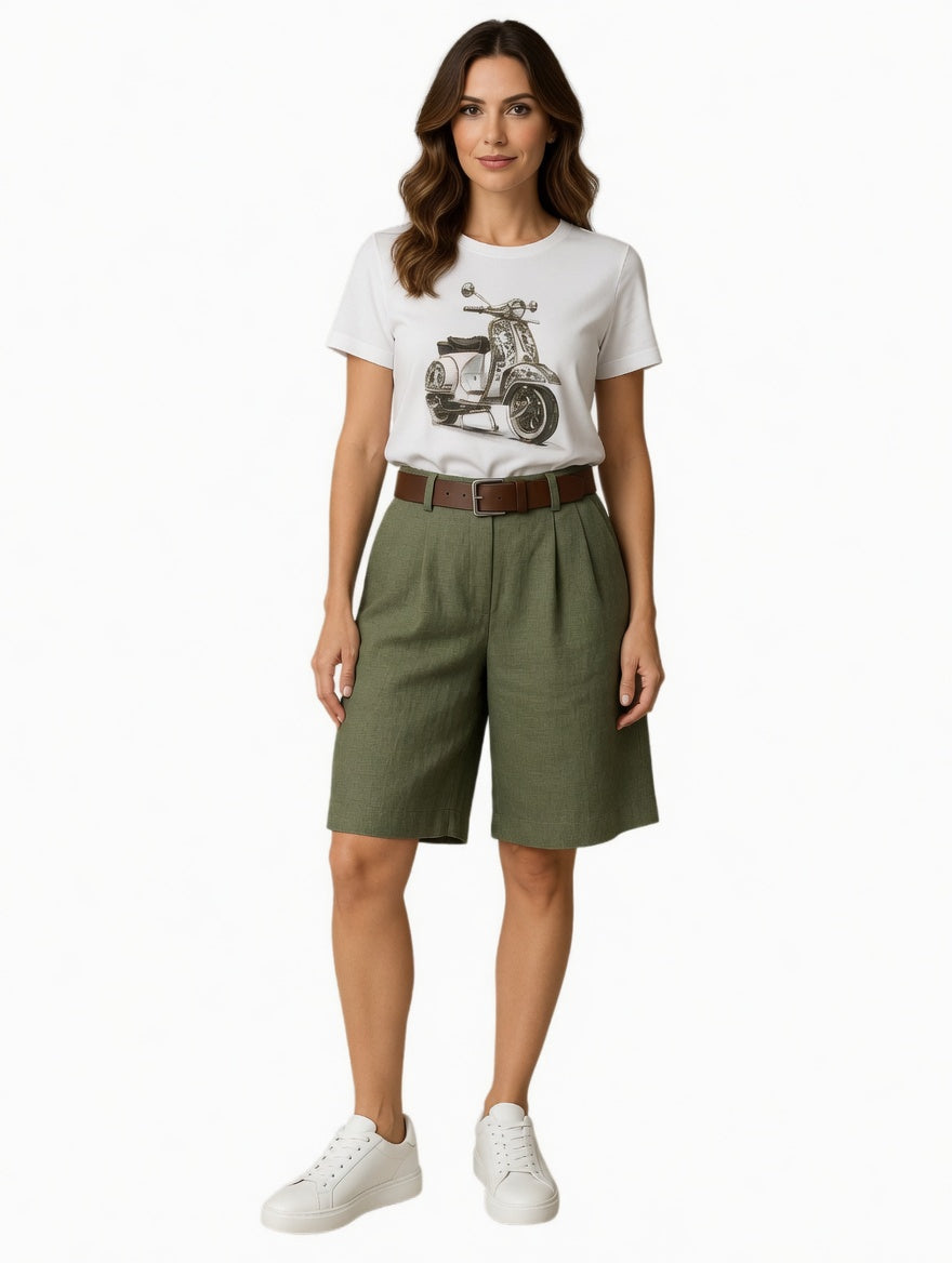 T-shirt vespa verde