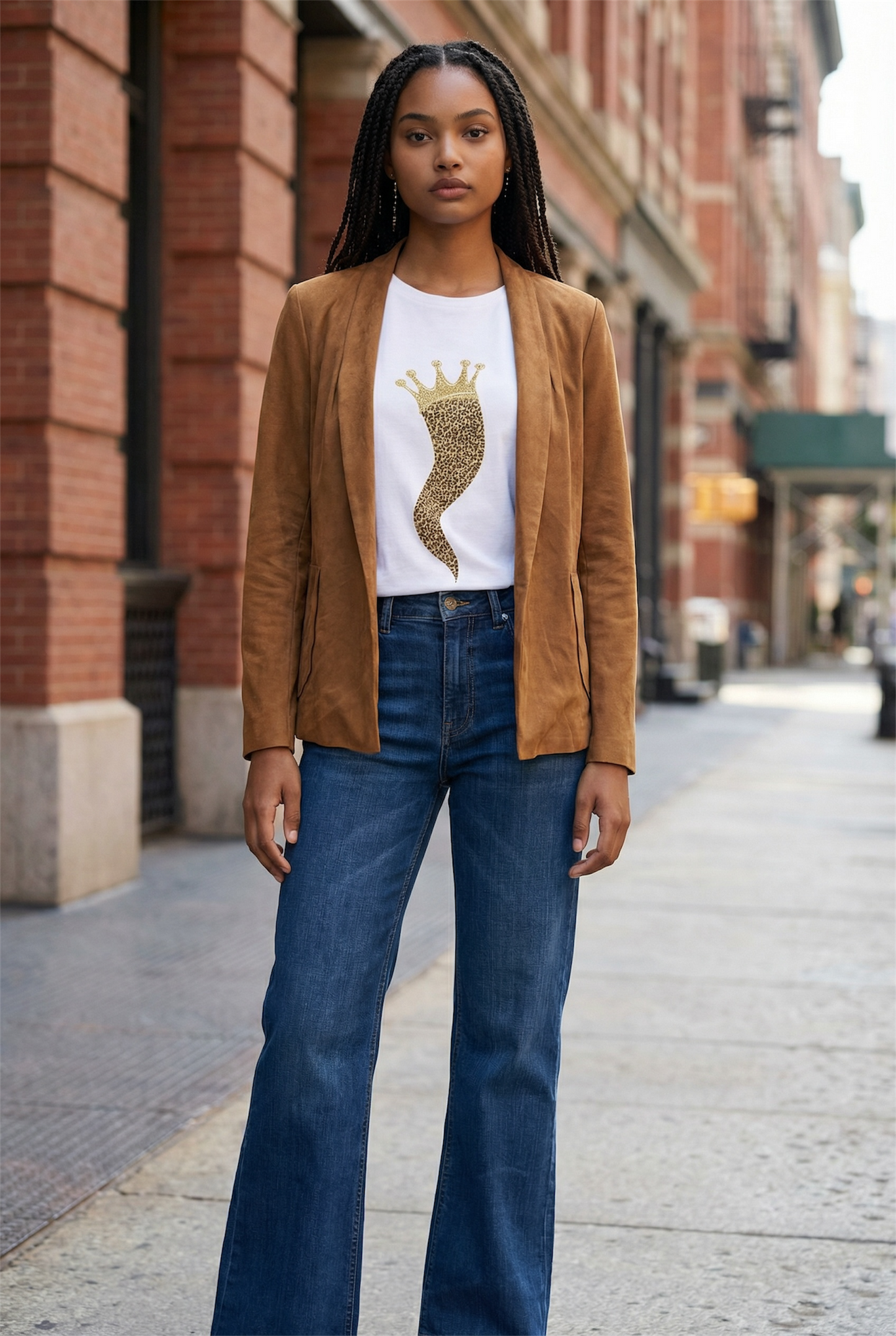 Giacca dainetto taglio vivo