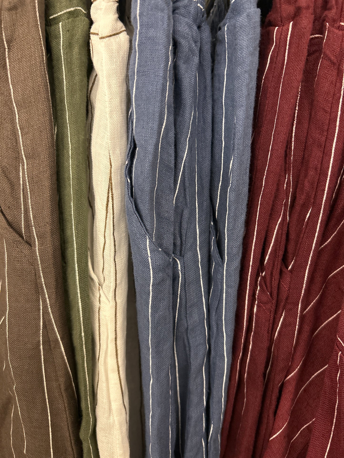 Pantalone lino palazzo