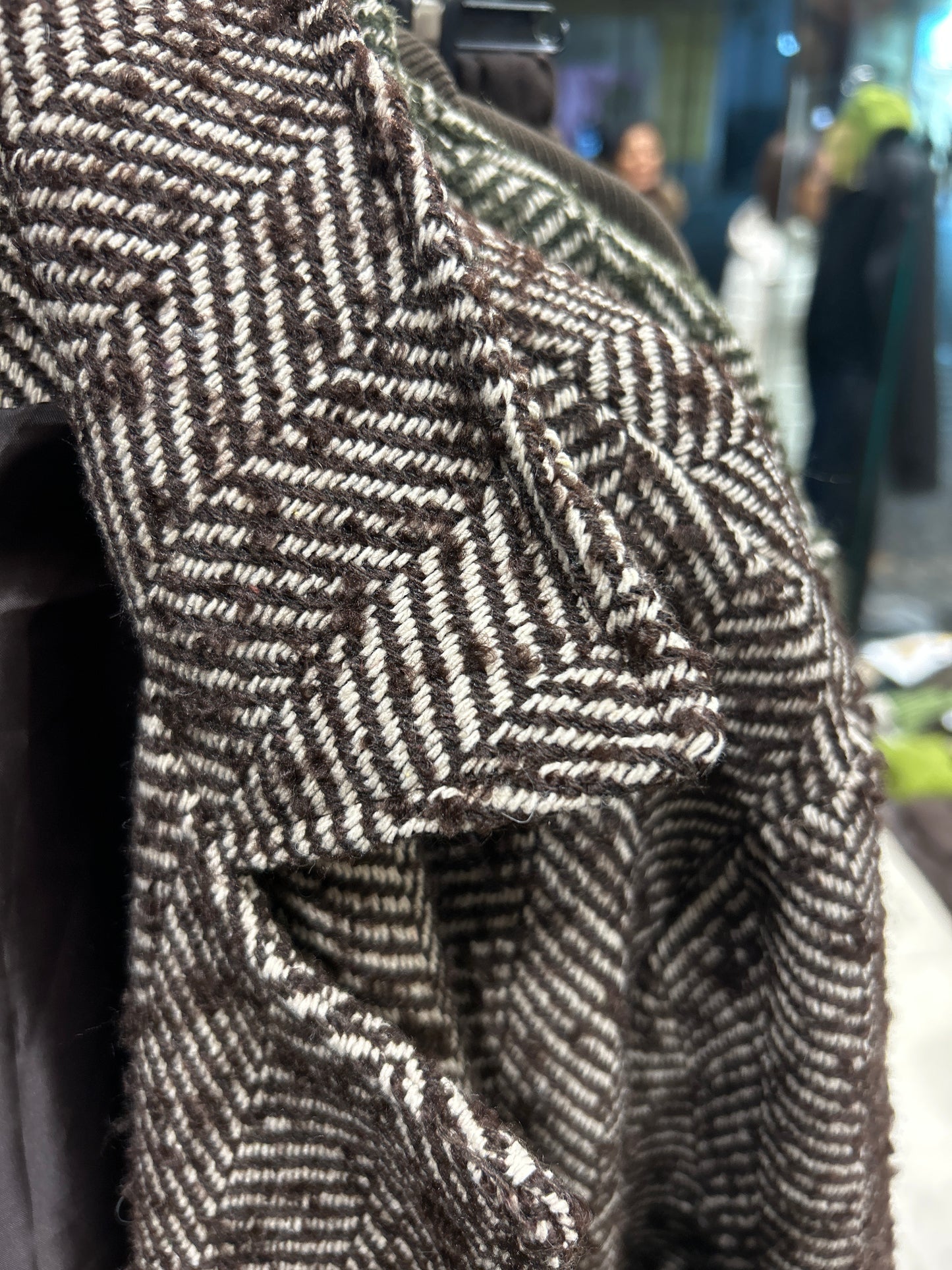 Cappotto vestaglia spigato