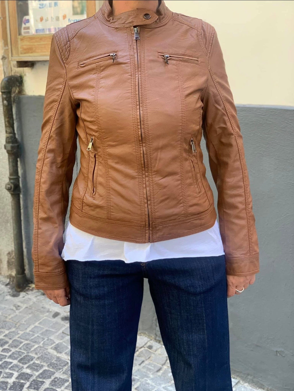 Giubotto ecopelle