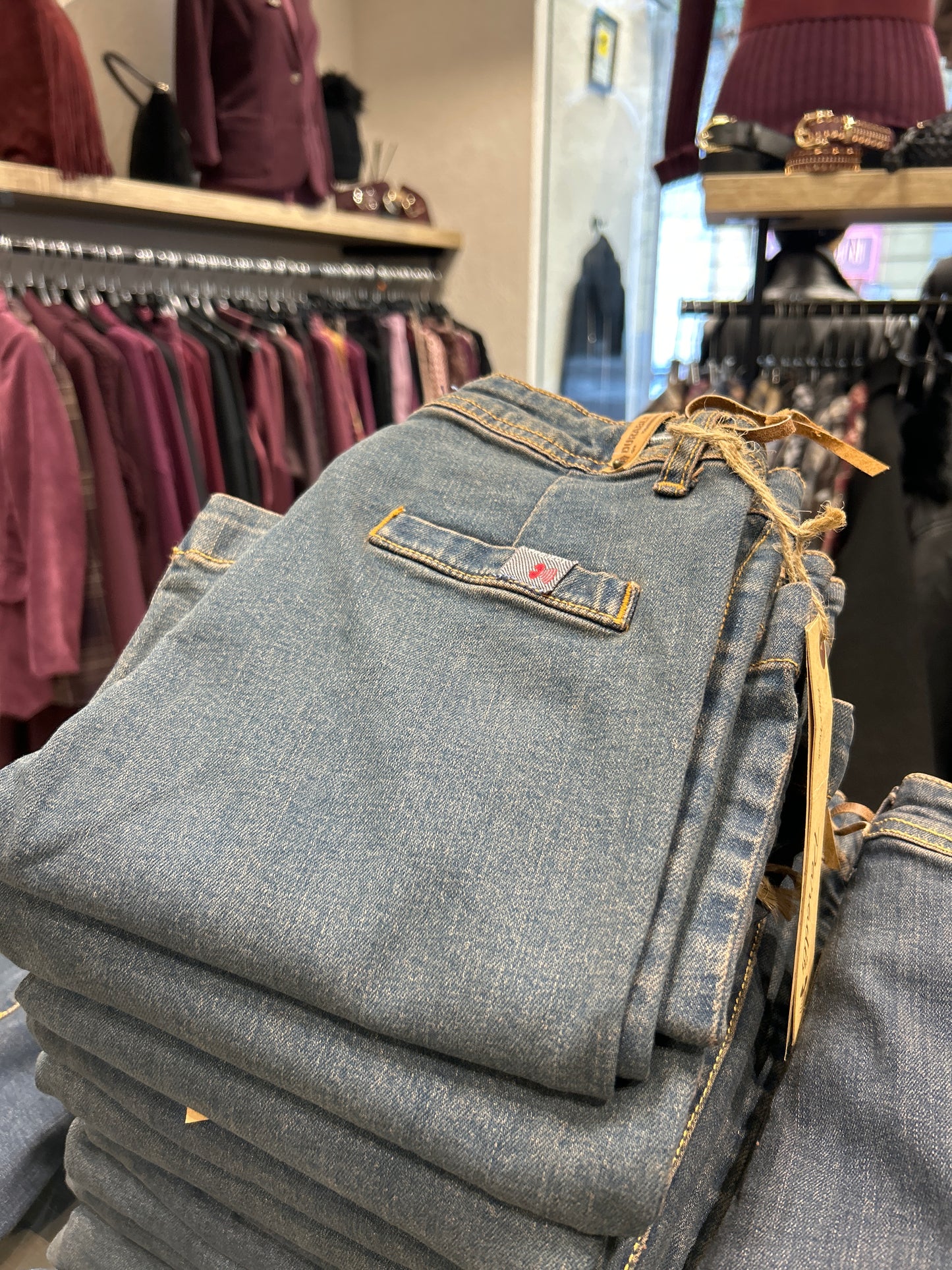 Jeans sabbia parados