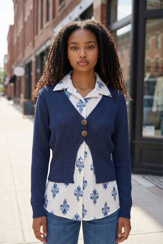 Cardigan Filo traforato