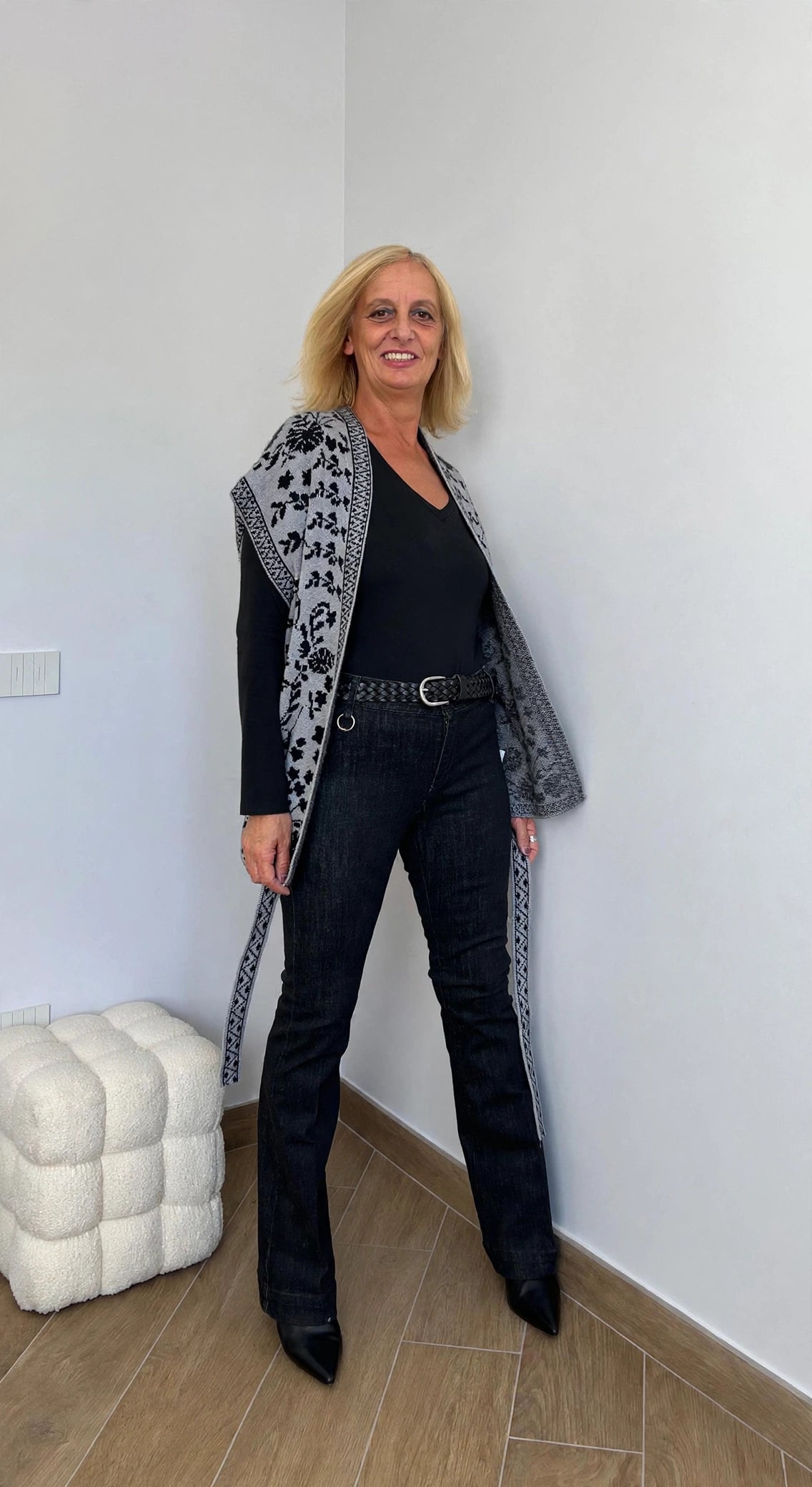 Jeans zampa grey parados