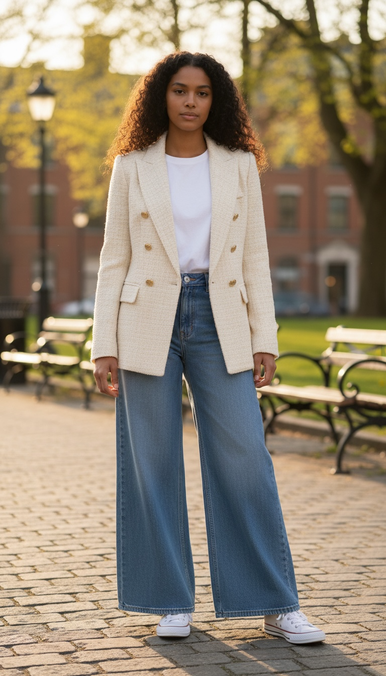 Giacca quadri profili lurex