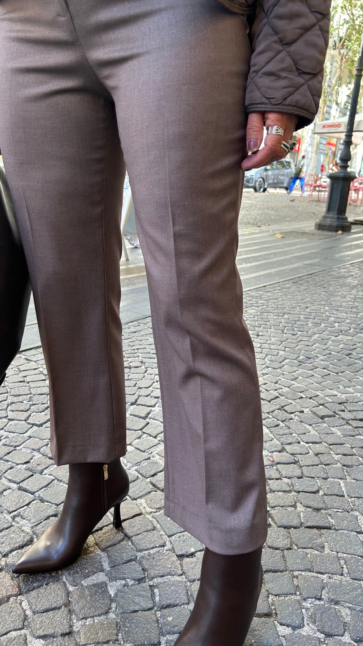 Pantalone trombetta sartoriale