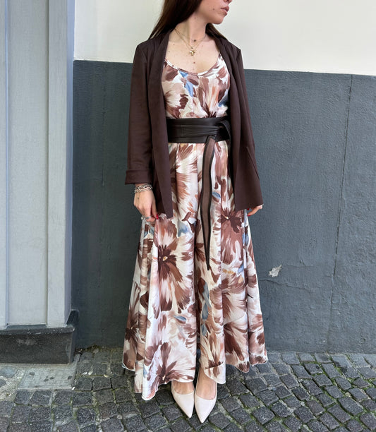 Sottoveste raso fantasia