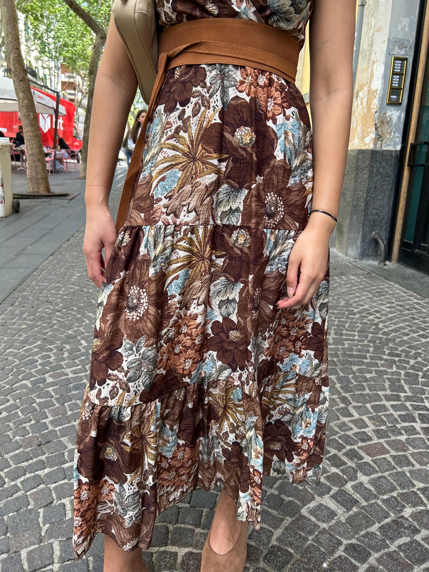 Abito Flower ricamato