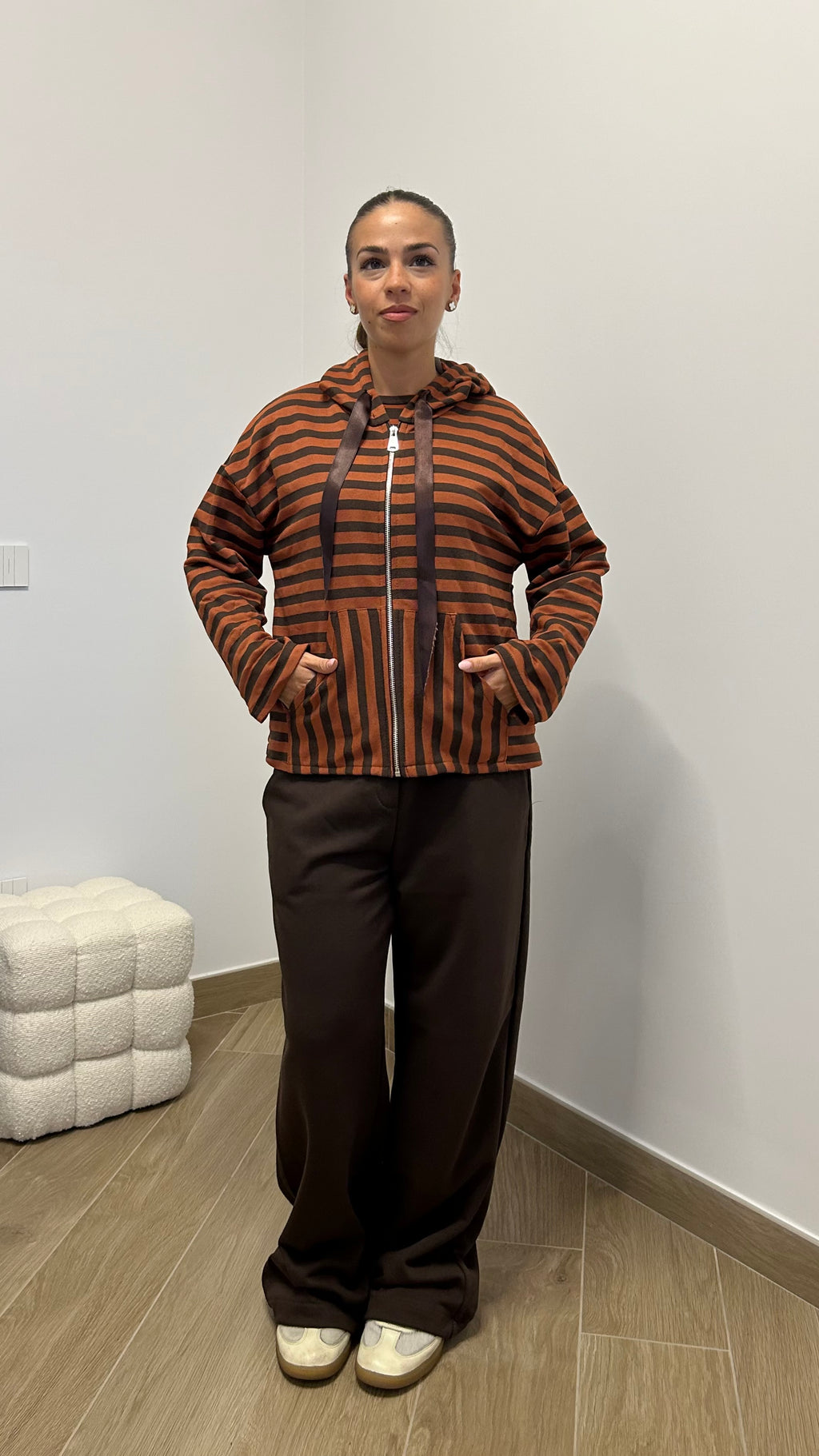 Felpa zip