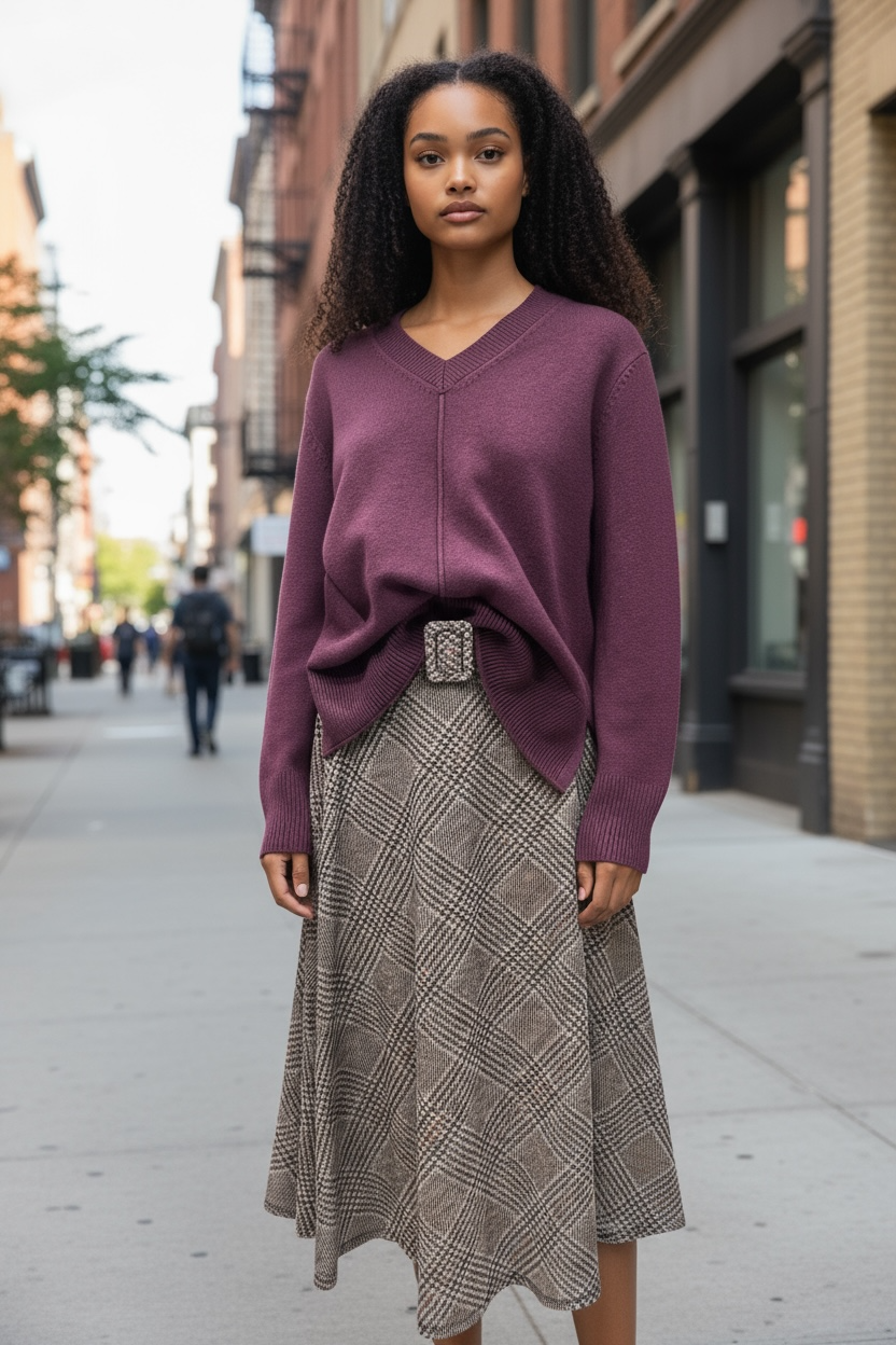 Pullover scollo V riga ￼