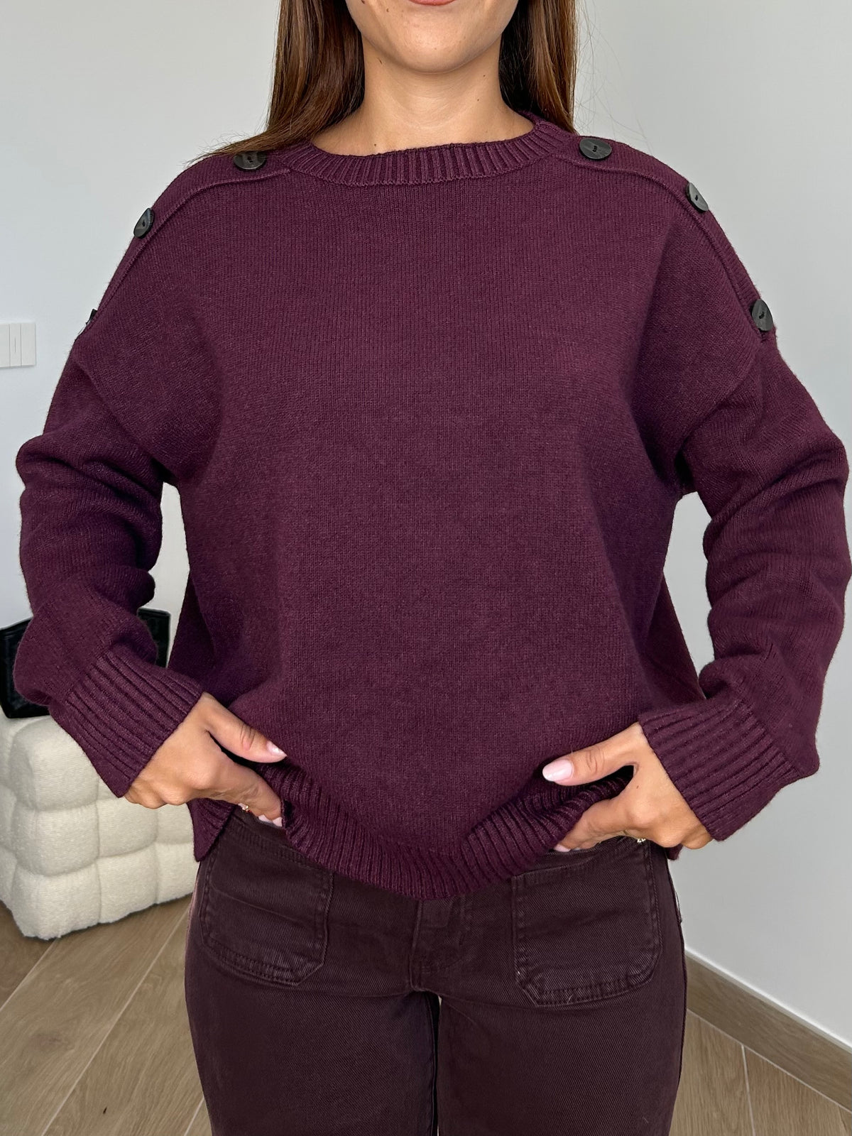Pullover bottoni ￼