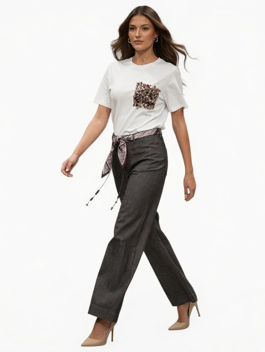 T-shirt paillettes
