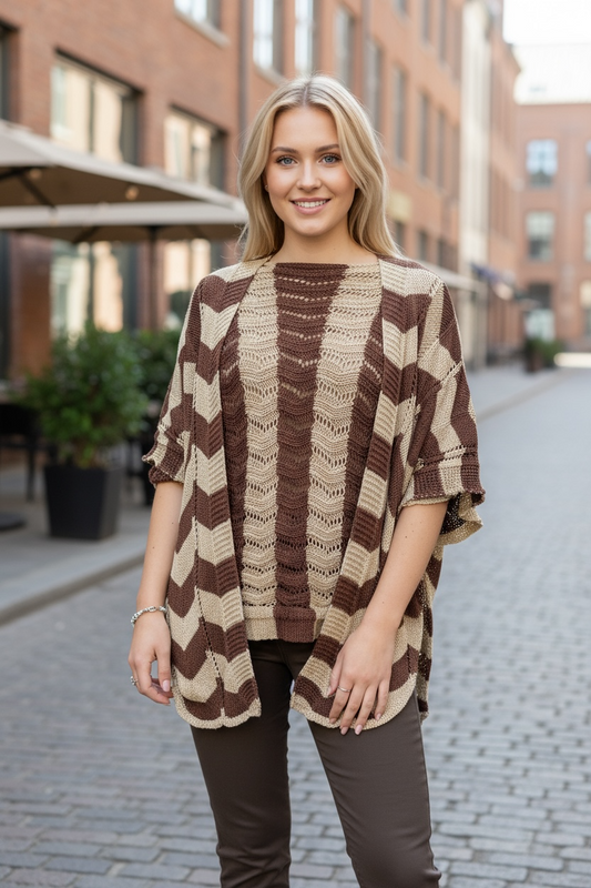 Cardigan lurex