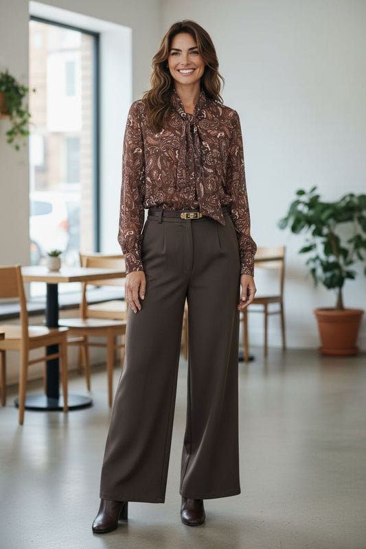 Camicia fantasia caschmere