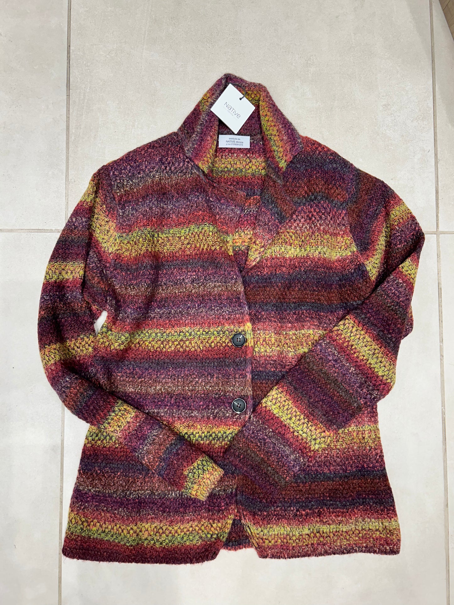 Giacca lana Multicolor