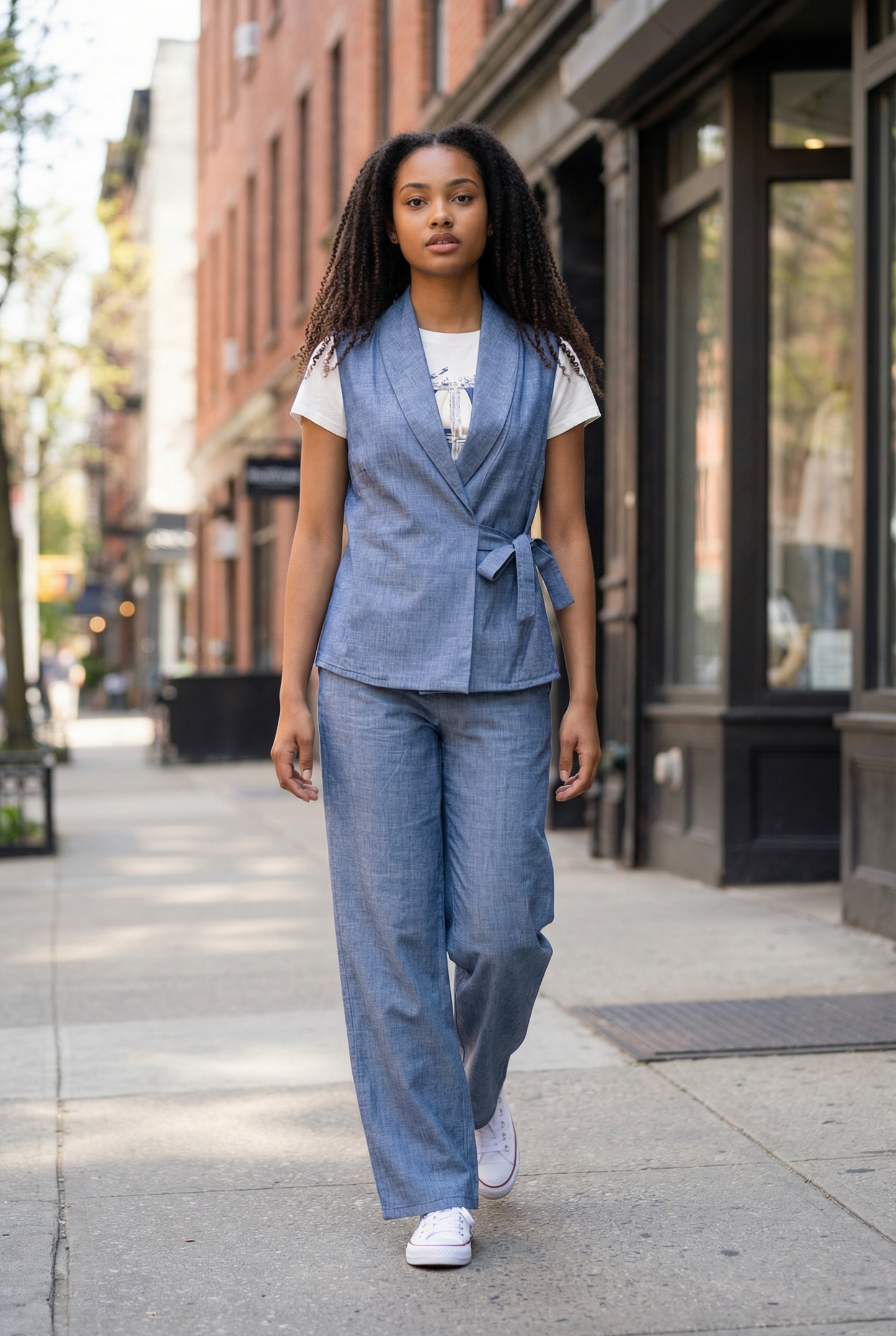 Completo gilet/pantalone sartoriale